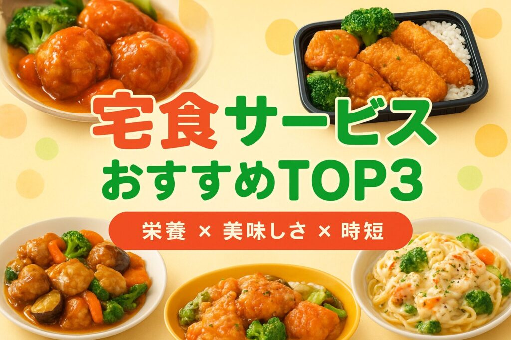 宅食サービス おすすめTOP3