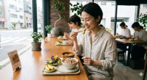 食活している様子